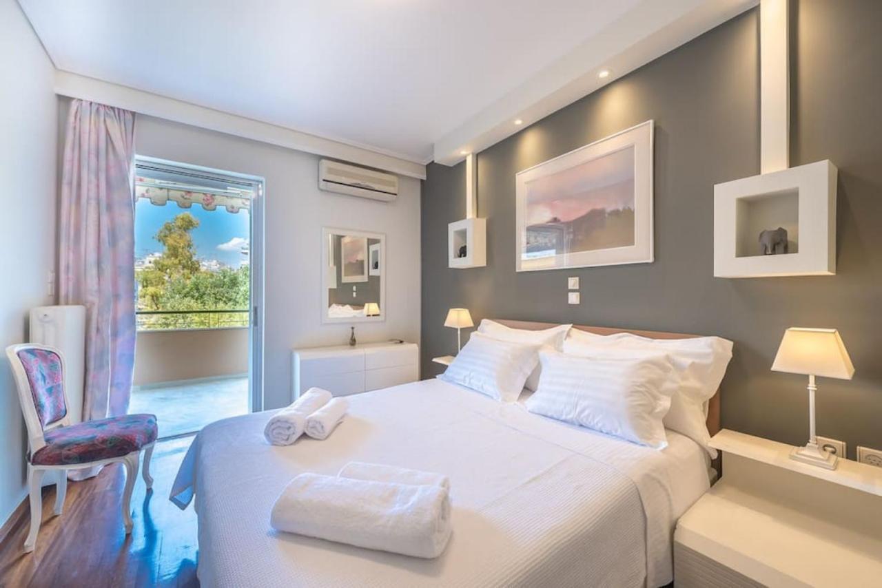 Central 3Br Apartment Next To Panormou Metro! Athena Bagian luar foto